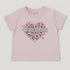 Casual Round Neck Pink Tshirt